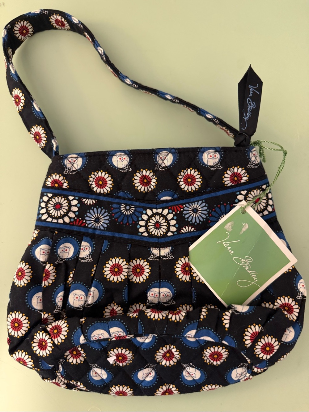 NWT Vera Bradley Fun Fall Night Owl Quilted Mini Bag CottageCore Aesthetic - Picture 3 of 3